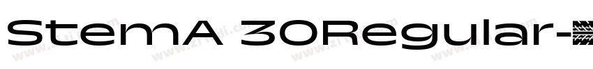StemA 30Regular字体转换 StemA 30Regular字体转换